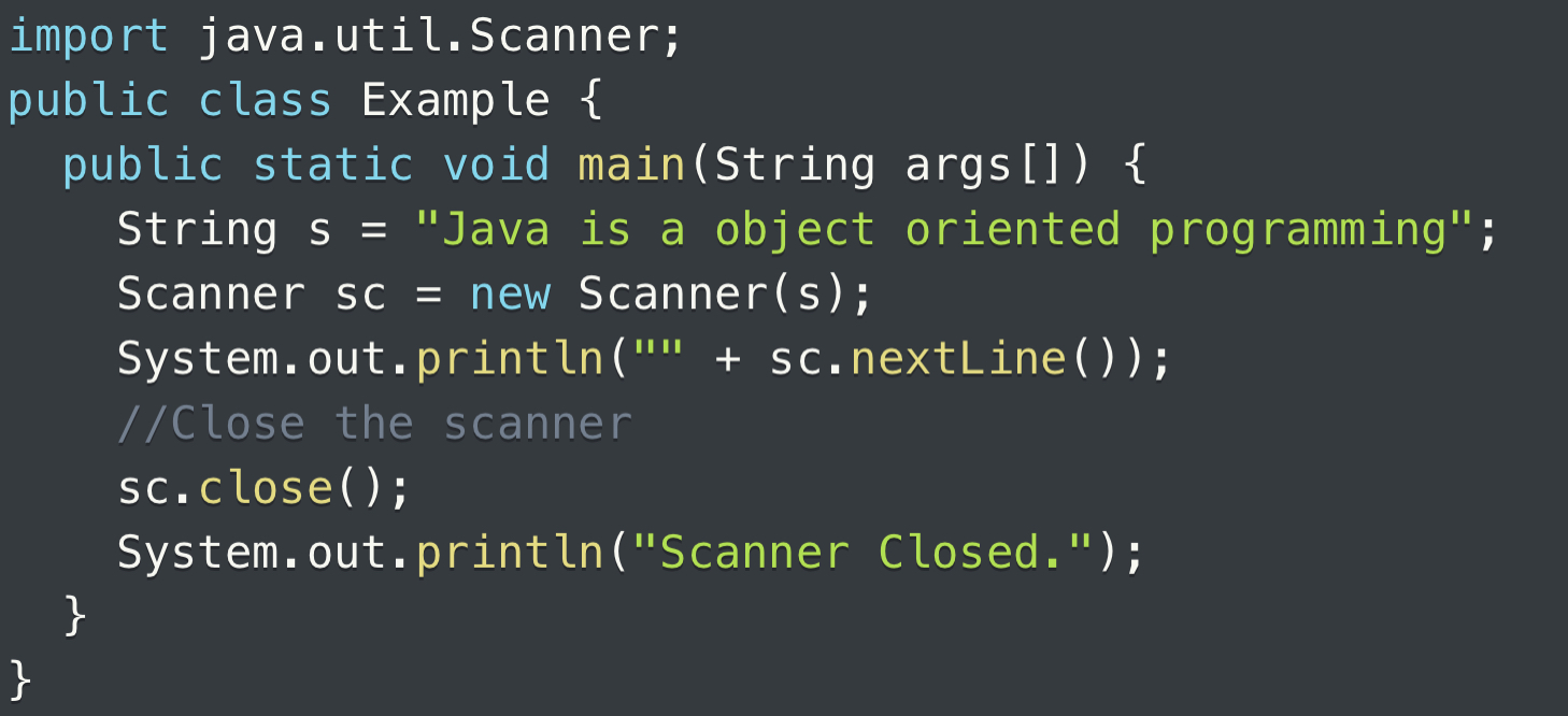 Java code.